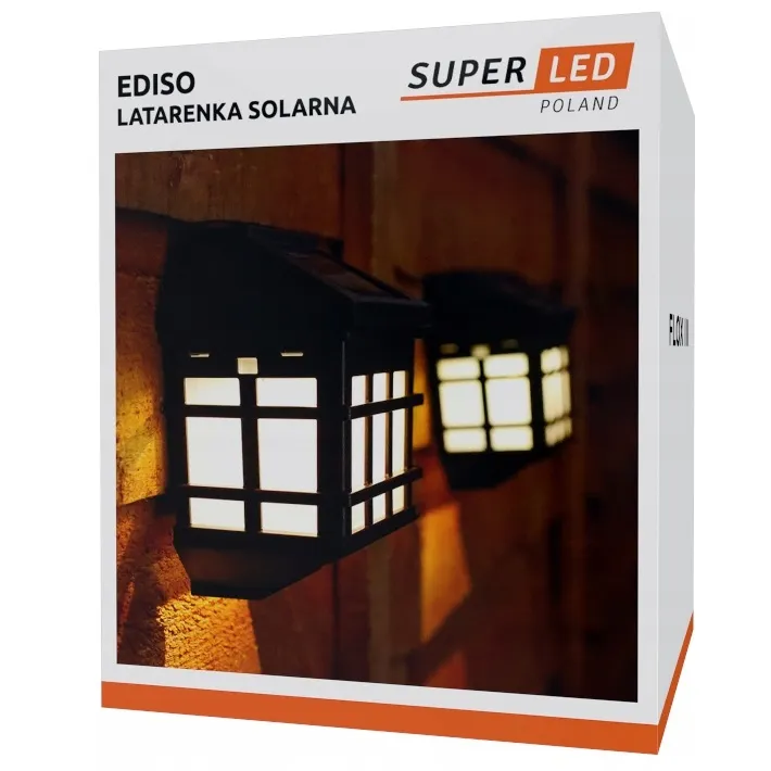 Комплект ламп сонячна настінна LED з датчиком освітлення, SuperLED, 2шт