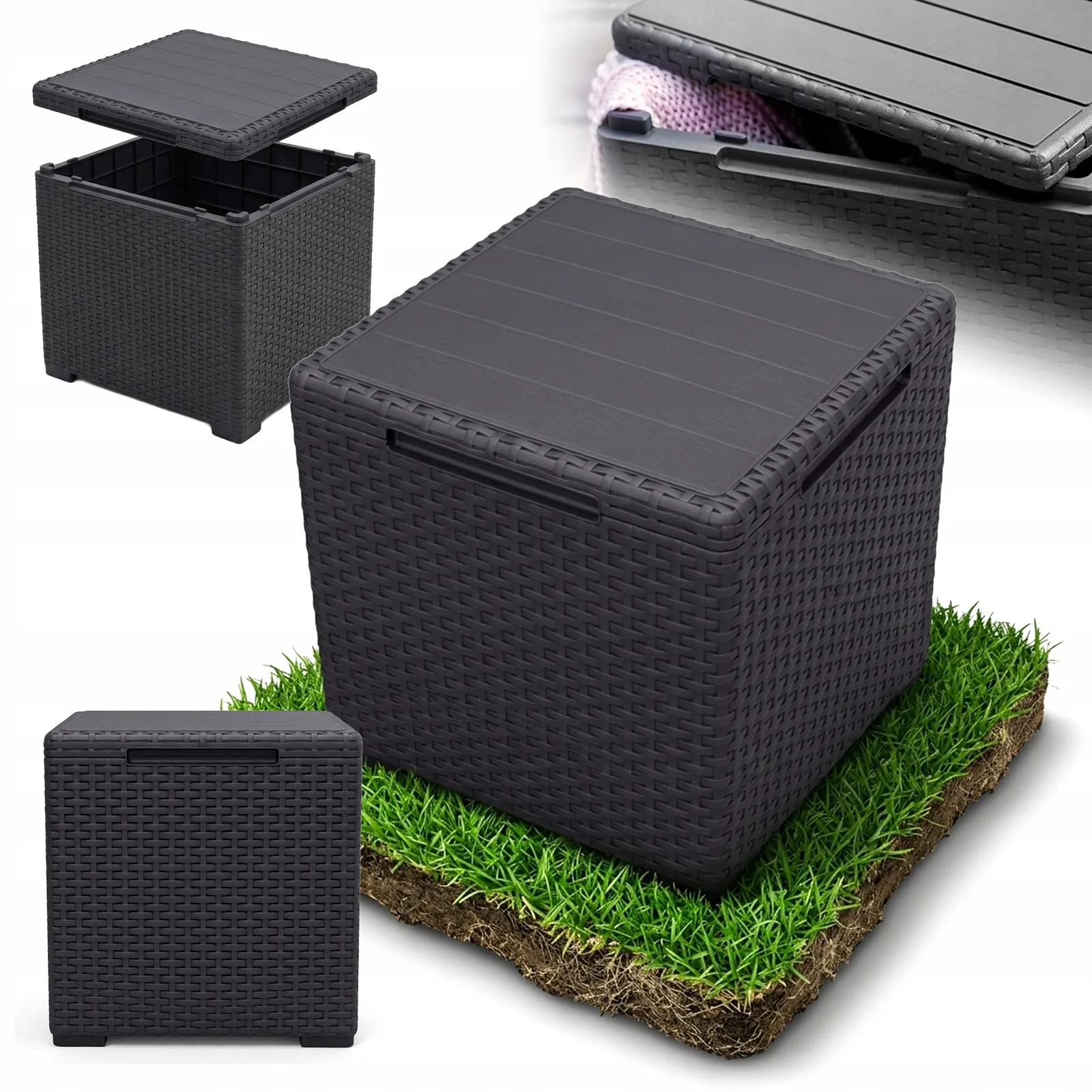 Садовий ящик Keter Vigo Storage Box, графітовий