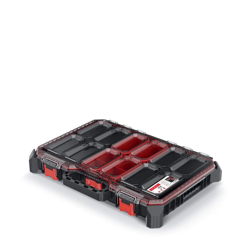 Органайзер Kistenberg MSX Low з системою блокування з 7 знімними лотками KMX55408B 543x390x77 мм