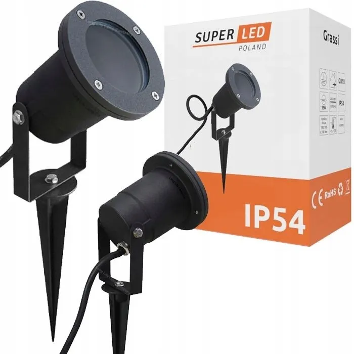 Садовий LED прожектор SuperLED Grassi від мережі 220B