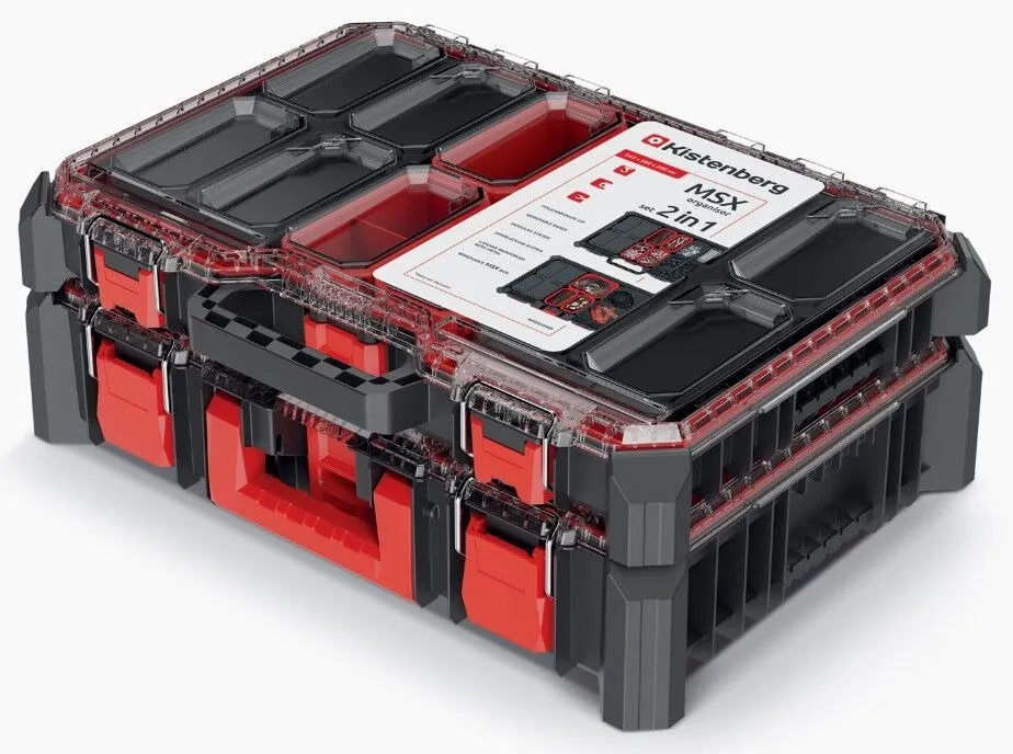 Модульна система MSX KMXS5540B з 2 органайзерами та ущільненням 543x390x200 мм