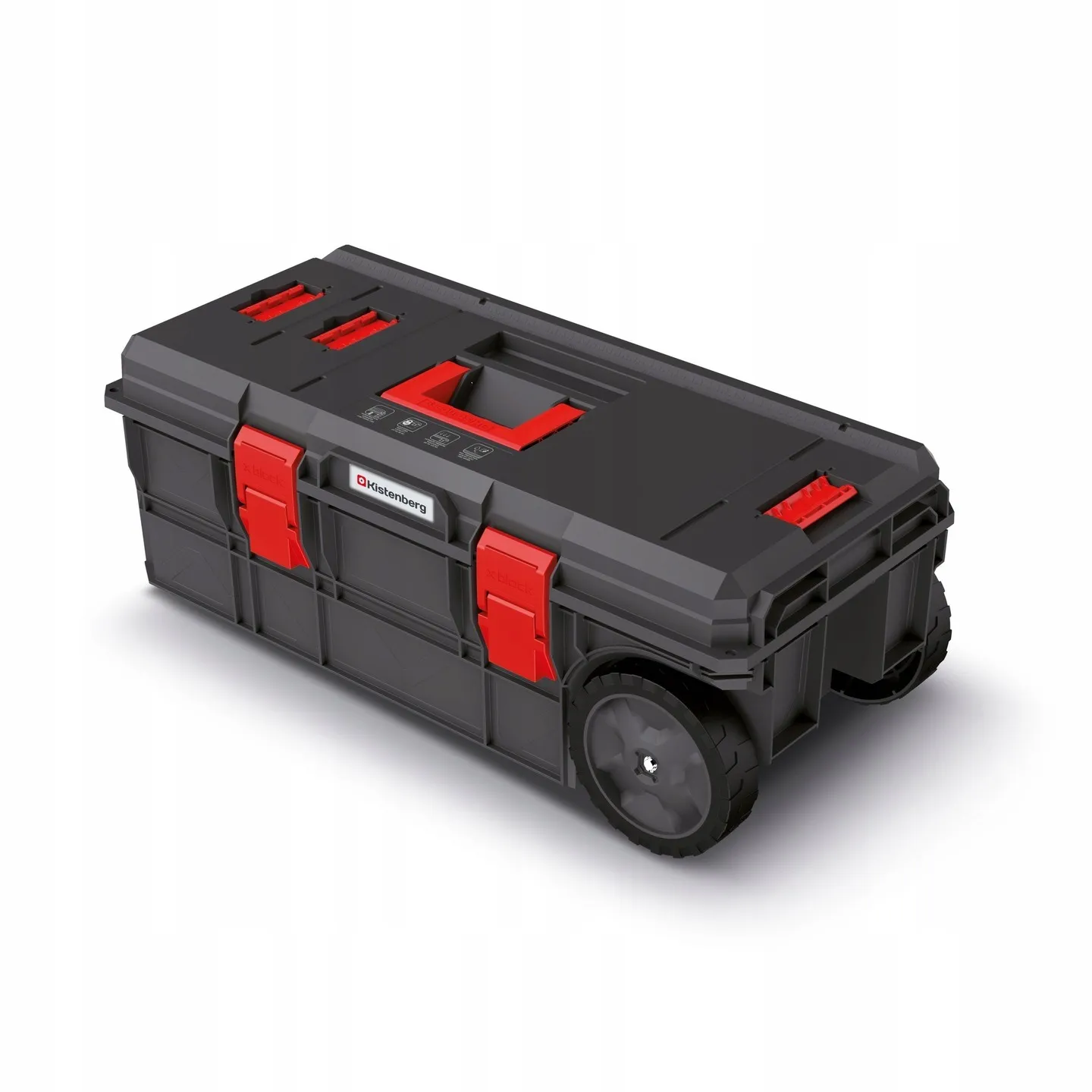 Ящик для інструментів пластиковий на колесах Kistenberg X-Block Wagon Pro 795x380x307 + ручка KXB8040W