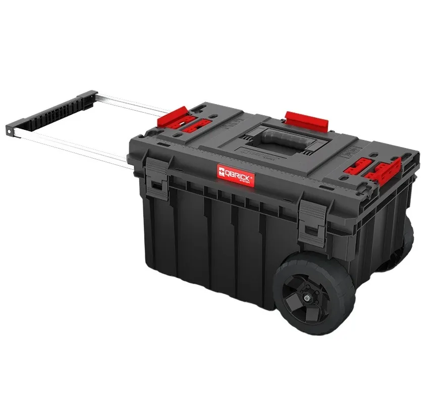 Мобільний ящик на колесах QBRICK SYSTEM ONE Trolley Vario з телескопічною ручкою