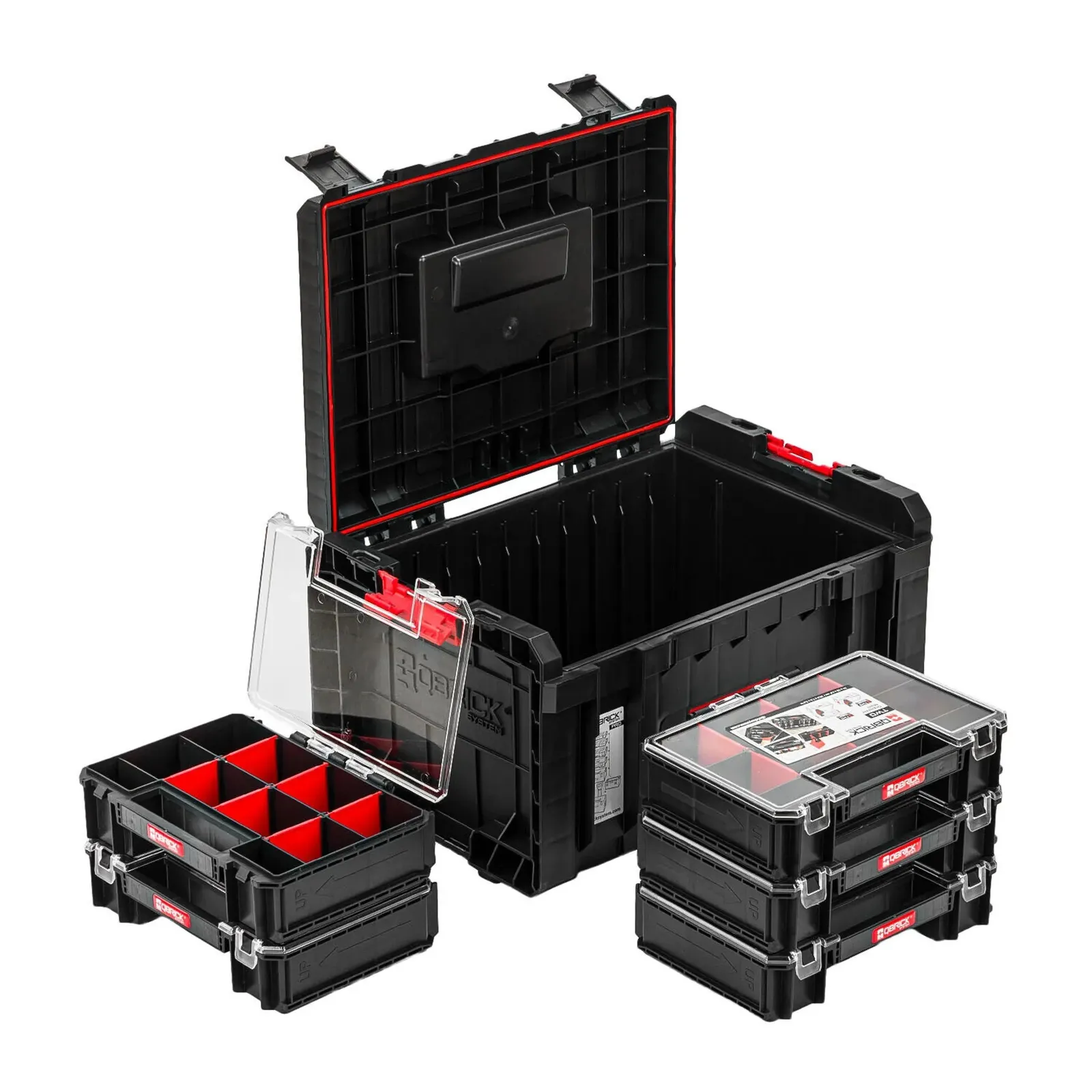 Ящики для інструментів Qbrick System PRO Toolbox + 5 органайзерів MULTI 11″