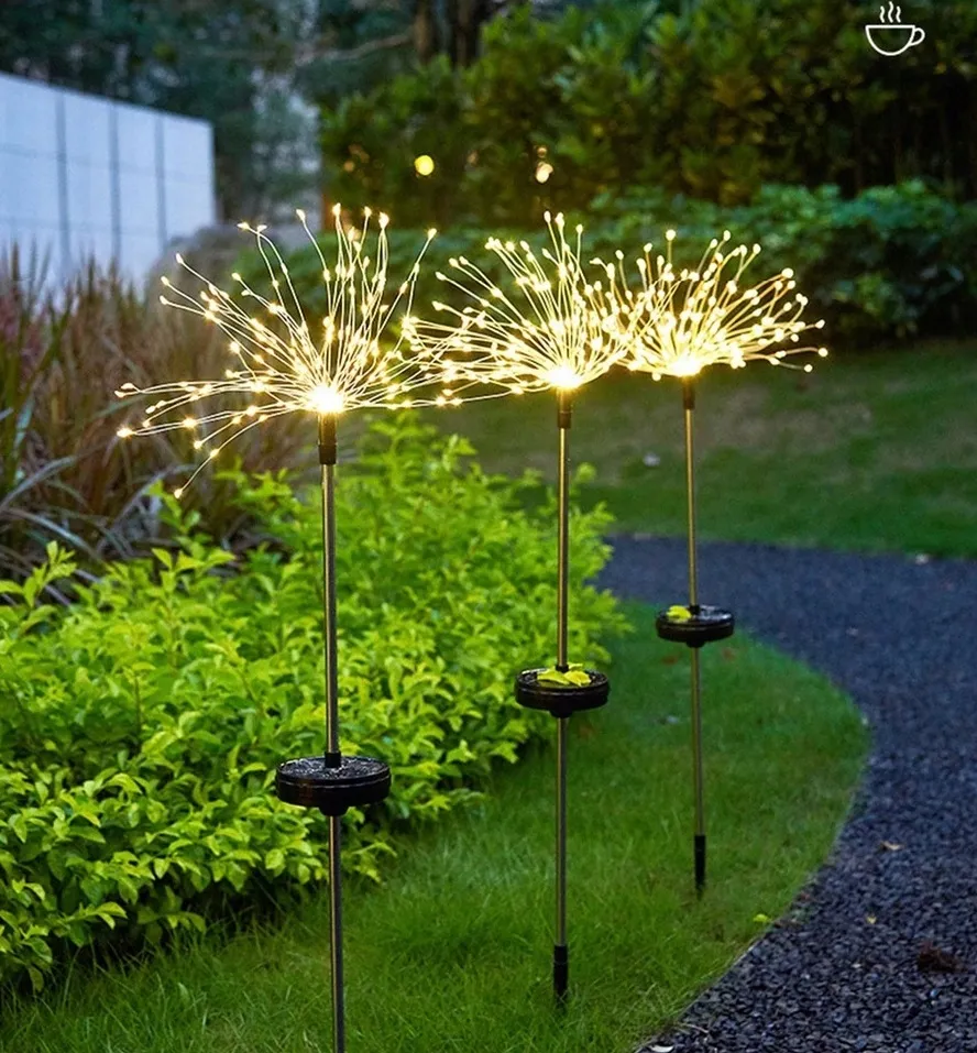 Декоративна садова лампа «Кульбаба» SuperLED Treesi 1м, 120LED