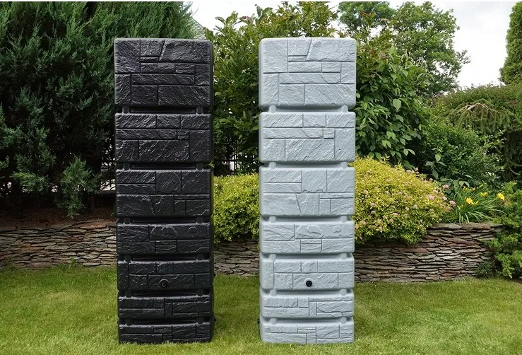 Резервуар для дощової води Prosperplast Tower Stone 500 л, світло-сірий