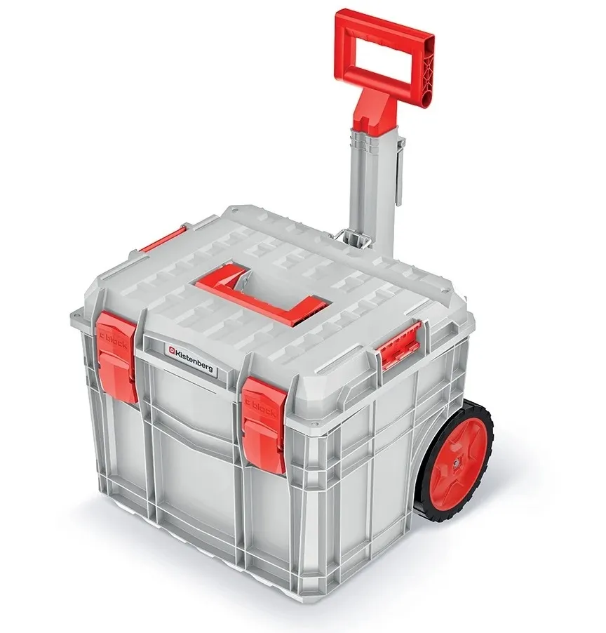 Посилена мобільна скриня-візок для інструментів Kistenberg C Block Pro Trolley 40" на колесах 450x380x380 мм + ручка
